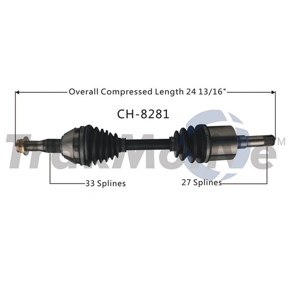 Surtrack Axle Cv Axle Shaft, Ch-8281 CH-8281 - main